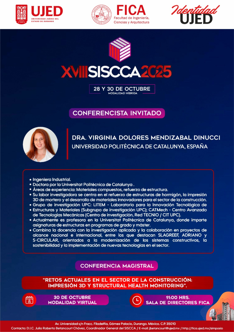 Flyer XVIII SISCCA 2025
